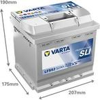 Varta Professional SLI LFS52 Accu 12V 52Ah 207x175x190x190, Auto-onderdelen, Accu's en Toebehoren, Verzenden, Nieuw