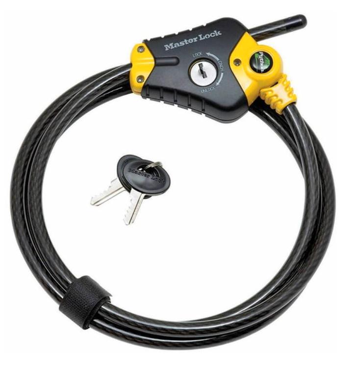 Python Kabelslot 4,5 Meter 4 Sleutels, Watersport en Boten, Accessoires en Onderhoud, Nieuw, Ophalen of Verzenden