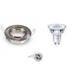 Voordeelset: LED Spot Set - GU10 Fitting - Inbouw Rond - Mat, Huis en Inrichting, Metaal of Aluminium, Nieuw, Ophalen of Verzenden