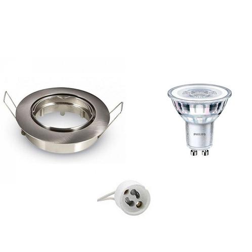 Voordeelset: LED Spot Set - GU10 Fitting - Inbouw Rond - Mat, Huis en Inrichting, Lampen | Spots, Plafondspot of Wandspot, Nieuw