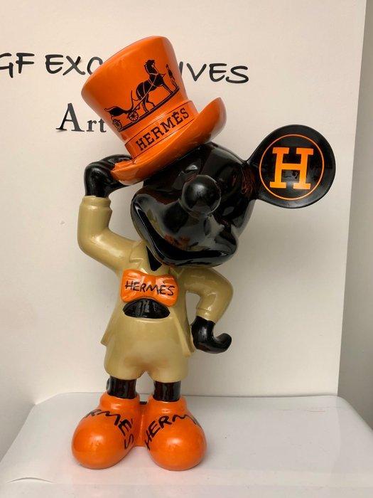 GF Exclusives - XL 57cm Hermès x Mickey Mouse Artwork By: GF, Antiek en Kunst, Kunst | Designobjecten