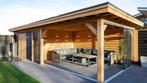 Douglas plat dak met schuur 800x400cm Sneek, Tuin en Terras, Overkappingen, Ophalen of Verzenden, Nieuw