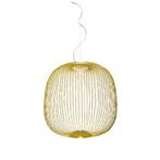 Foscarini Spokes 2 Sospensione LED, goud - media - dimbaar, Huis en Inrichting, Lampen | Hanglampen, Verzenden, Nieuw