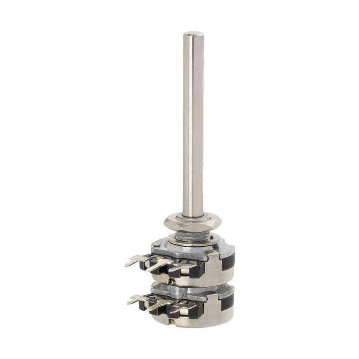 Potmeter - Metaal 4MM - 2x 10K Lin - Per 1 stuks, Doe-het-zelf en Verbouw, Overige Doe-het-zelf en Verbouw, Nieuw, Verzenden