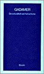 De actualiteit van het schone / Boom esthetica 9789053520383, Verzenden, Gelezen, H.G. Gadamer
