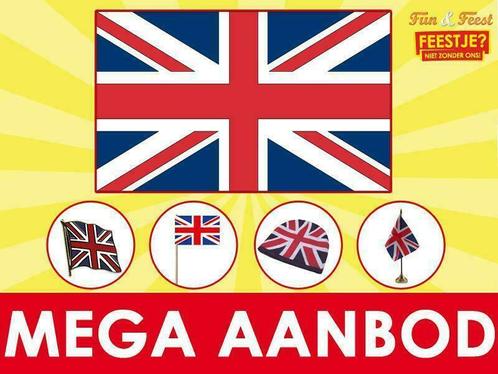 Groot Brittanie vlaggen - Mega aanbod Engeland vlaggen, Diversen, Vlaggen en Wimpels, Nieuw, Ophalen of Verzenden