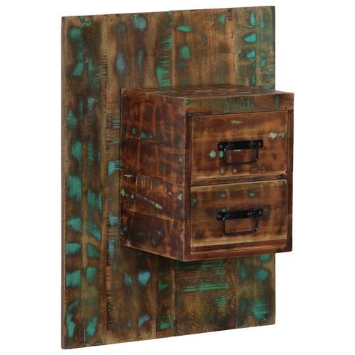 vidaXL Nachtkastje 60x32x80 cm massief gerecycled hout, Huis en Inrichting, Slaapkamer | Nachtkastjes, Nieuw, Hout, Verzenden