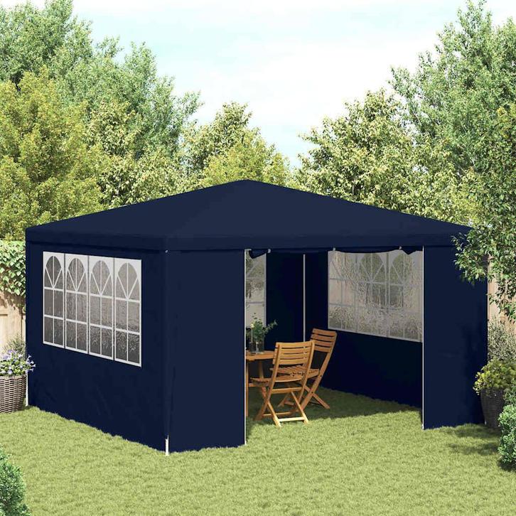 vidaXL Partytent met zijwanden professioneel 90 g/m² 4x4 m, Tuin en Terras, Partytenten, Partytent, Nieuw, Verzenden