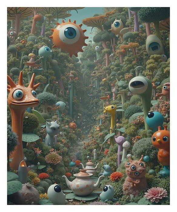 NumericEric - Welcome to Parad Eyes #01 (XL), Antiek en Kunst, Kunst | Designobjecten