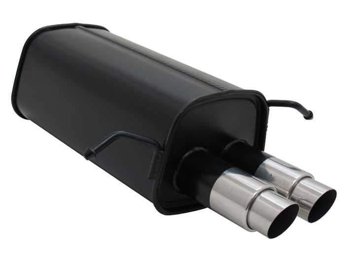 Novus sportuitlaat Mercedes C-Klasse 2x76mm GP, Auto-onderdelen, Uitlaatsystemen, Nieuw, Verzenden