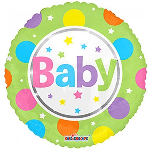 Helium Ballon Geboorte Baby Lichtgroen 45cm leeg, Hobby en Vrije tijd, Feestartikelen, Nieuw, Verzenden