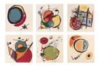 6 wandtapijten gewijd aan Joan Mirò kunstwerken in fijne