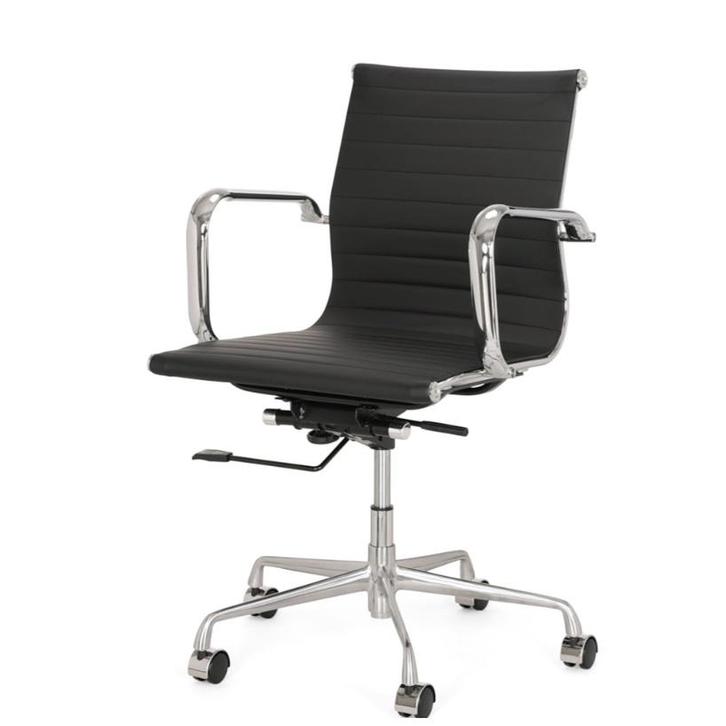 NIEUW Directie bureaustoel Van Cas - PU leder, Huis en Inrichting, Bureaustoelen, Ophalen of Verzenden