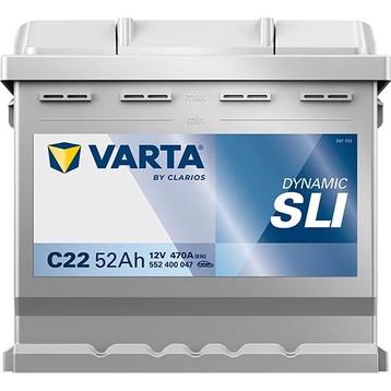Varta Auto accu 12 volt 52 Ah SLI Dynamic type C22 beschikbaar voor biedingen