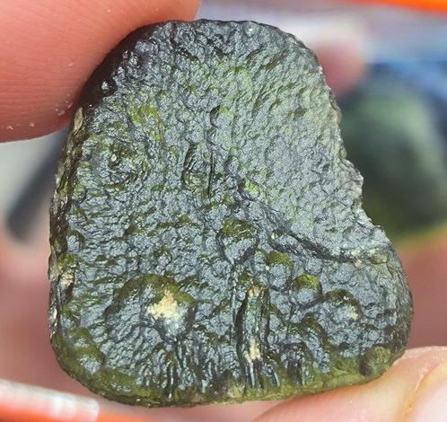 Moldaviet - van Chlum, Zuid-Bohemen - Hoogte: 26 mm -, Verzamelen, Mineralen en Fossielen