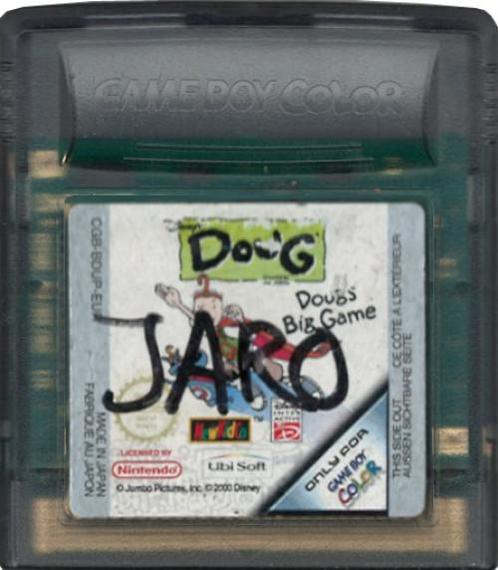 Disneys Doug (losse cassette)(schade aan label) (Gameboy..., Spelcomputers en Games, Games | Nintendo Game Boy, Gebruikt, Verzenden