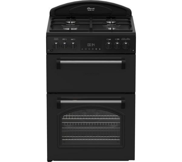 LEISURE CLB60GCK  - 60cm Gasfornuis  - Zwart, Witgoed en Apparatuur, Fornuizen, Nieuw, Ophalen of Verzenden