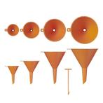 ProPlus Trechterset - Kunststof - Oranje - 4 maten - Ø 50.., Ophalen of Verzenden, Nieuw