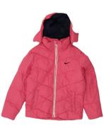 NIKE Girls Hooded Padded Jacket 10-11 Years Medium Pink, Kleding | Dames, Jassen | Winter, Verzenden, Nieuw
