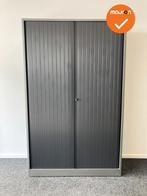 Refurbished Ahrend roldeurkast zwart/antraciet, kantoorkast, Werkplek, Ophalen of Verzenden, Gebruikt, Kast