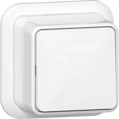 Gira wisselschakelaar opbouw wit - 310611, Doe-het-zelf en Verbouw, Elektra en Kabels, Ophalen of Verzenden