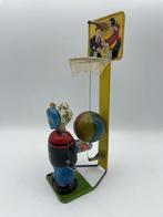 Line Mar Toys, Japan - Zeldzaam Popeye basketbalspeler blik, Antiek en Kunst