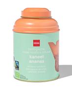 HEMA Rooibos kaneel-ananas 75gr in blik 2e halve prijs, Verzenden