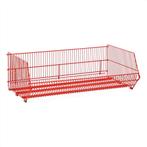 Gebruikte Draadmand  L: 1215, B: 670, H: 400 (mm) rood