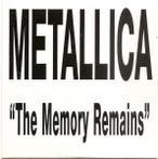 cd single card - Metallica - The Memory Remains