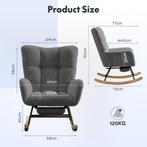 Schommelstoel - Fauteuil met armleuning - Relaxfauteuil - Re, Huis en Inrichting, Verzenden, Nieuw