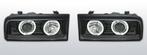 Koplampen Volkswagen Corrado  Halo Rims zwart, Auto-onderdelen, Verlichting, Verzenden, Nieuw, Volkswagen