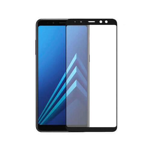 Samsung Galaxy A8 2018 screenprotector gehard glas Edge to, Telecommunicatie, Mobiele telefoons | Toebehoren en Onderdelen, Bescherming