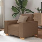 vidaXL Sofa Stoel Bruin 60 cm Stof, Verzenden, Nieuw, Stof