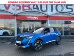 Peugeot 2008 1.2 PURETECH AUT. 130PK GT-LINE NAVI CAMERA CAR, Auto's, Automaat, Blauw, Nieuw, Lease