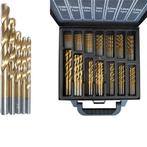 Hofftech 101-delige borenset - titanium coating - geschik..., Doe-het-zelf en Verbouw, Gereedschap | Boormachines, Ophalen of Verzenden