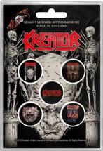 Kreator Button Skull & Skeletons 5-pack official merchandis, Ophalen of Verzenden, Nieuw, Gebruiksvoorwerp