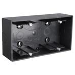 Opbouwdoos | Busch-Jaeger | Future Linear (2-voudig, Zwart), Doe-het-zelf en Verbouw, Elektra en Kabels, Verzenden, Nieuw