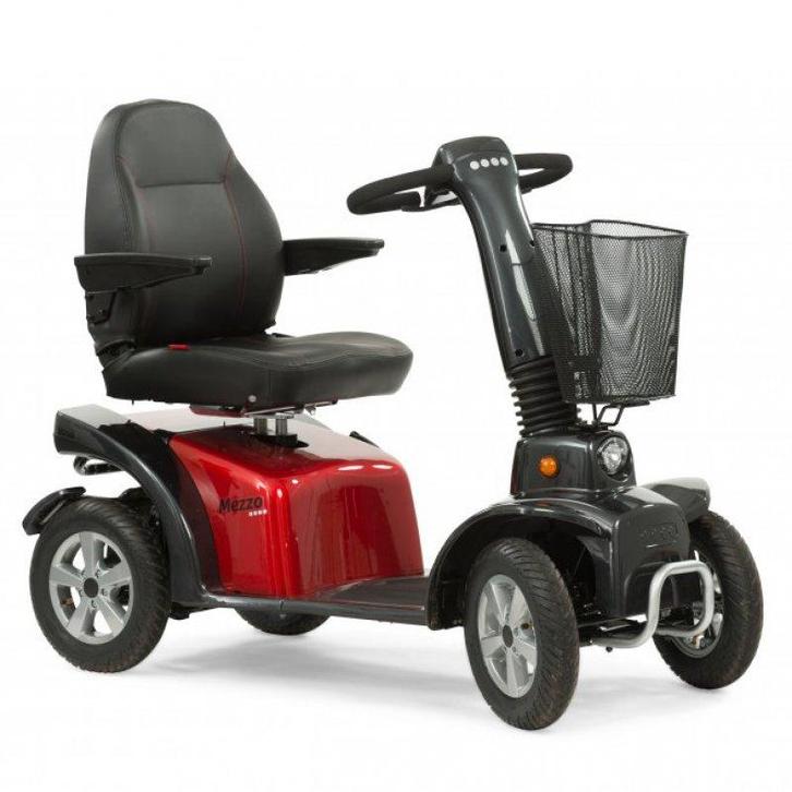 Scootmobiel Mezzo 4-wiel - Rosso, Diversen, Brommobielen en Scootmobielen, Ophalen of Verzenden