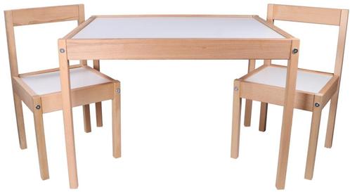 Kukka Wooden Set Tafel met Stoeltjes KWS100, Kinderen en Baby's, Kinderstoelen, Nieuw, Verzenden