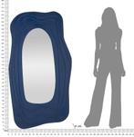 WANDSPIEGEL DAFNE BLAUW CM 90X4X165, Huis en Inrichting, Woonaccessoires | Spiegels, Ophalen of Verzenden, Nieuw