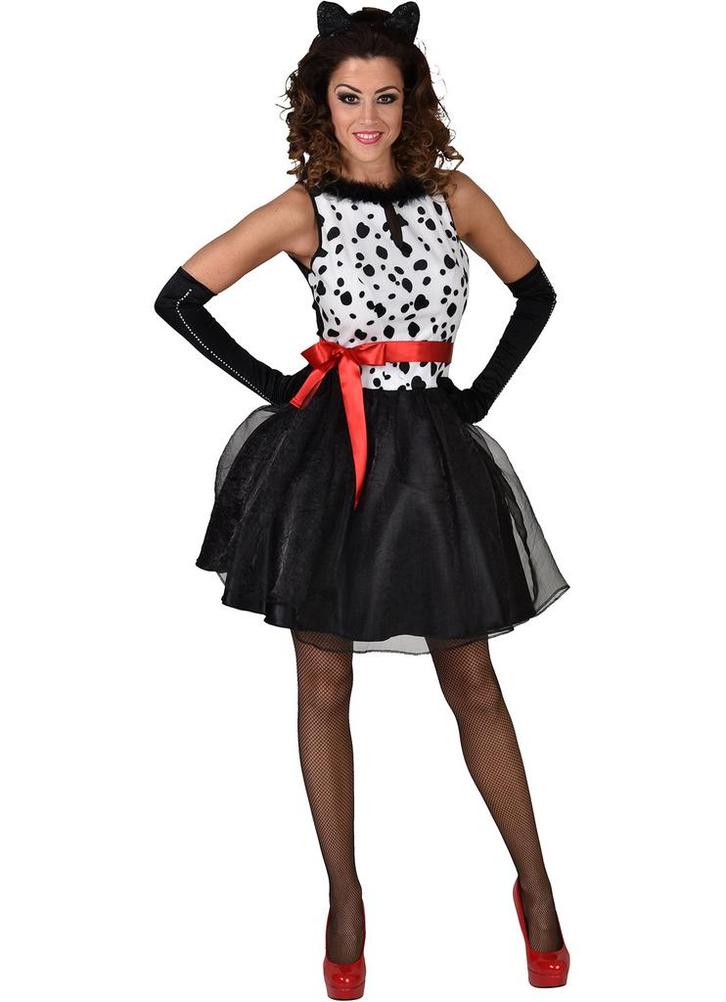 Jurk Dalmatier Cruella, Kleding | Dames, Carnavalskleding en Feestkleding, Nieuw, Ophalen of Verzenden