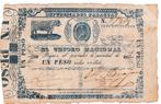 Paraguay, 1 peso, 1865, p21