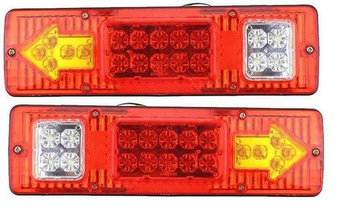 Set van 2 LED achterlichten 12 volt Type 5, Auto-onderdelen, Vrachtwagen-onderdelen, Nieuw, Verlichting, Ophalen of Verzenden