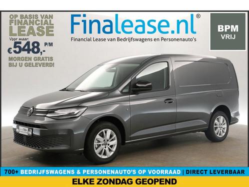 Volkswagen Caddy Maxi 2.0 TDI Style L2H1 BPM VRIJ AUT €548pm, Auto's, Bestelauto's, Lease, Automaat, Diesel, Volkswagen, Zilver of Grijs