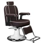 Gabbiano Amadeo Brown Barber Chair – Professionele, Huis en Inrichting, Stoelen, Ophalen of Verzenden, Nieuw