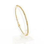 Gouden gourmet schakel armband | 20 cm (unisex armband), Sieraden, Tassen en Uiterlijk, Armbanden, Ophalen of Verzenden, Gebruikt