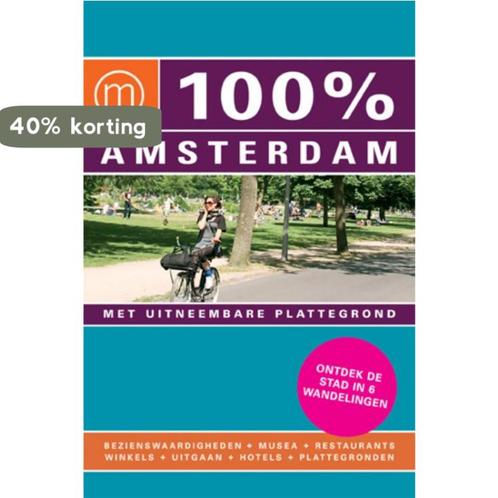 100% Amsterdam / 100% stedengidsen 9789057675331, Boeken, Reisgidsen, Gelezen, Verzenden