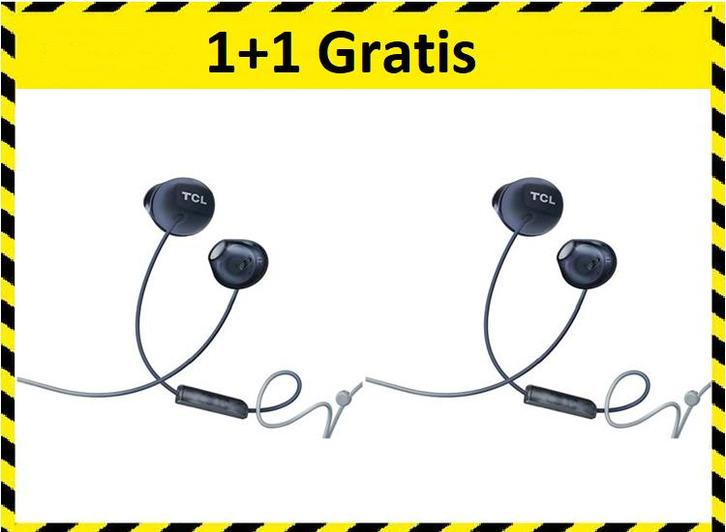 TCL In-ear oordopjes met microfoon - 3,5mm audiostekker -, Audio, Tv en Foto, Koptelefoons, Nieuw, Verzenden