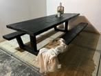 Picknicktafel Industrieel Summer Black - 300 x 180 x 78 cm -, Ophalen of Verzenden, Nieuw