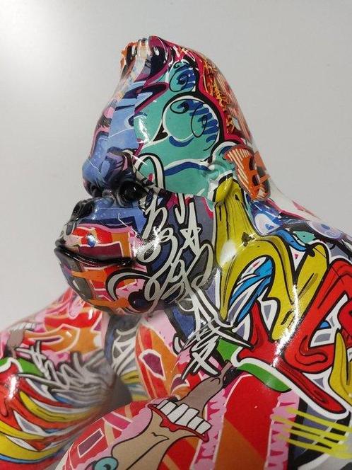 Beeld, street Art salamander monkey - 32 cm - polyresin, Antiek en Kunst, Kunst | Designobjecten